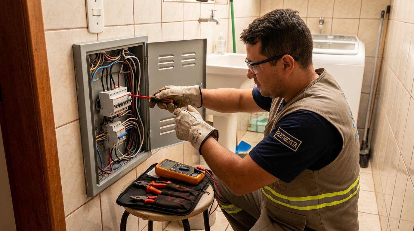 Instalacao de disjuntor residencial em São José dos Campos‑SP