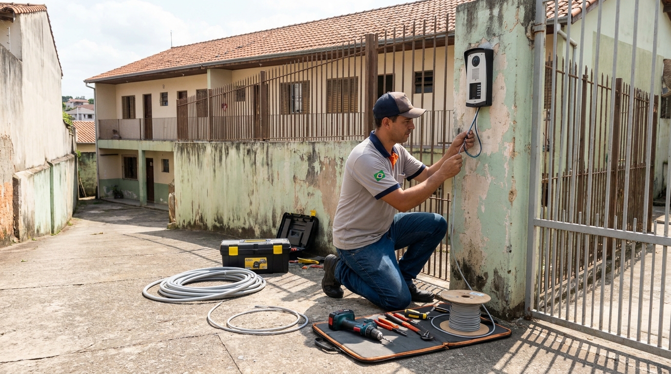 Instalacao de interfone residencial em São José dos Campos‑SP