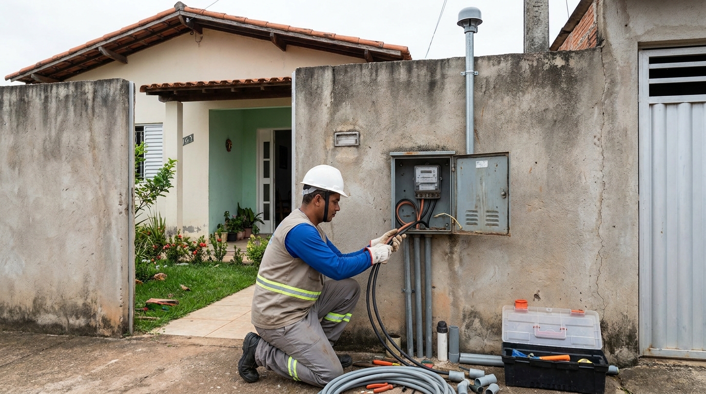 Instalacao de padrao de energia em São José dos Campos‑SP